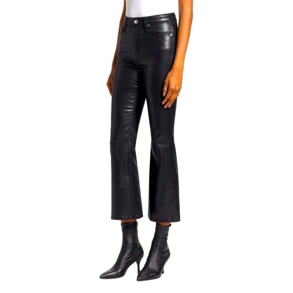 rag & bone Denim - Rag & Bone - Casey Coated High Rise Ankle Flare Jeans